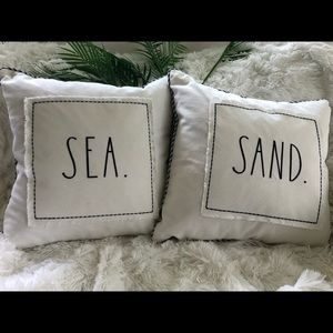 Rae Dunn Beachy Pillows